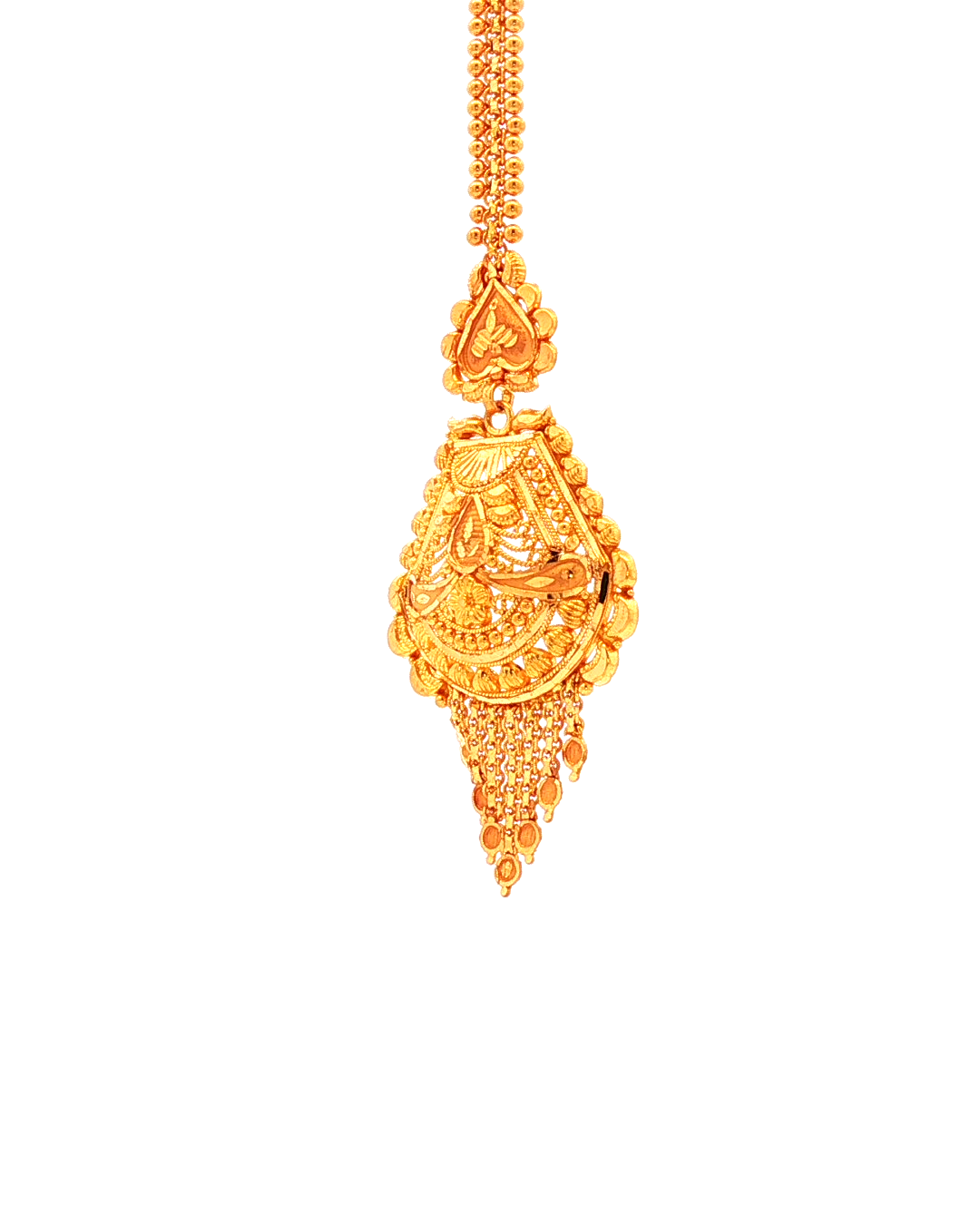 Traditional Gold Filigree Maang Tikka